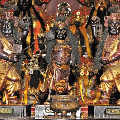 增將軍・損將軍神像