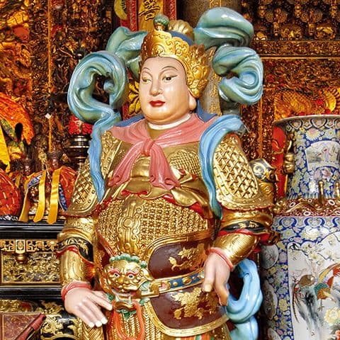 韋馱神神像